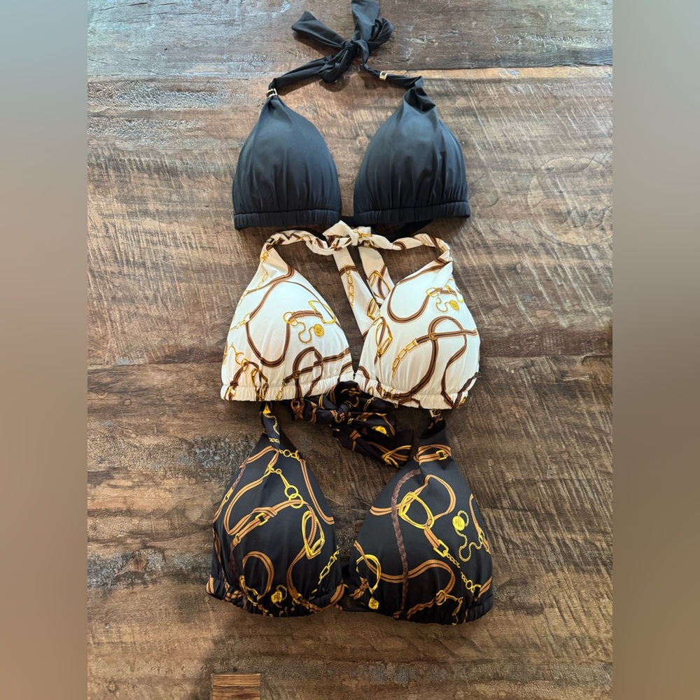 Ralph Lauren Equestrian Bikini Top Set